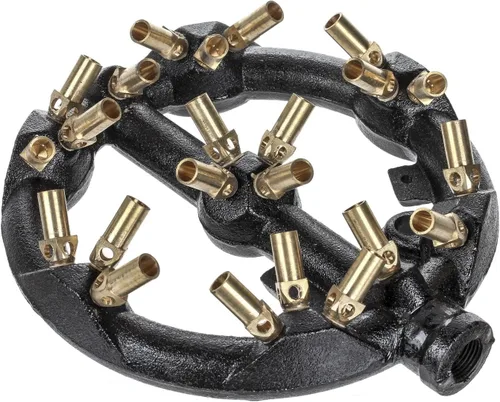 Miniatura 4 de Puntas de quemador de chorro de gas propano – 6 boquillas de repuesto para quemador de gas propano – Compatible con quemador de hierro fundido horno