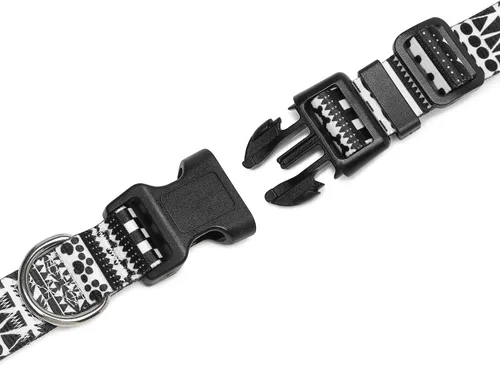 Miniatura 50 de Mercano Collar ajustable para perro, patrones de diseño especial, nailon suave, cómodo y resistente, collar para mascotas para perros pequeños