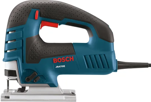 Miniatura 3 de Bosch - Sierra caladora JS470E, con cable, mango superior, 120 V, baja vibración, velocidad variable, 7 amperios, para un corte suave de hasta 5-7/8