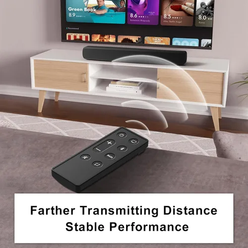 Miniatura 5 de Mando a distancia de repuesto para altavoz Bose TV y barra de sonido Solo serie II, compatible con sistema de sonido Bose Solo 5 10 15 Series II TV