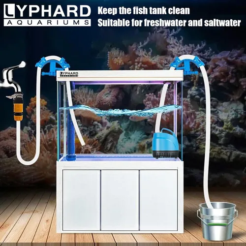 Miniatura 5 de LYPHARD AQUARIUMS Bomba de agua sumergible de 125 W, 1110 GPH de alta elevación 12.8 pies bombas de acuario para pecera, estanque, fuente
