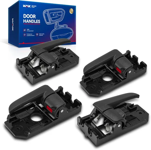 Miniatura 39 de KAX Manija de puerta exterior de ABS para conductor, 4 piezas, compatible con Toyota Tundra 2007-2019; reemplaza