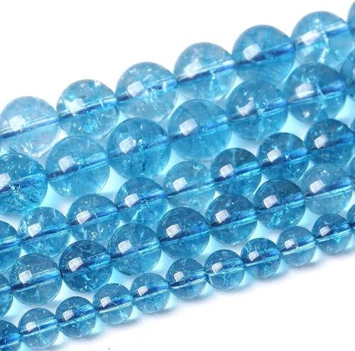 Miniatura 46 de 60 cuentas de piedra de lapislázuli de 0.236 pulgadas (0.236 in), cuentas de piedras preciosas naturales, cristal curativo, energía curativa, Piedra