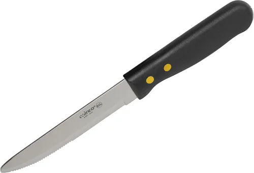 Miniatura 12 de Winco Cuchillos para carne, hoja de 4 pulgadas, HDL de madera