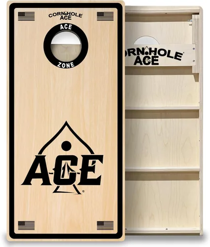 Miniatura 18 de CornholeAce ACE PRO Tablas de Cornhole profesionales, sin rebote, patas anchas triples, madera contrachapada de abedul báltico de 3/4 pulgadas, Verde