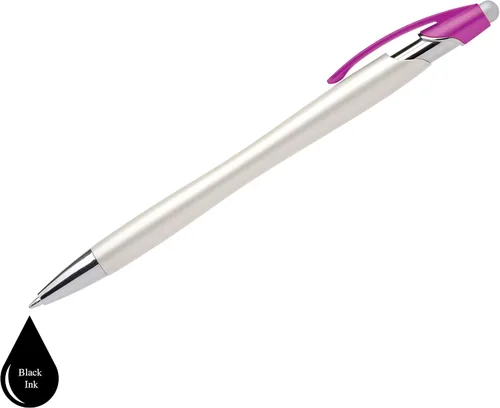 Miniatura 3 de ExpressDesigns™ - Bolígrafos personalizados con lápiz capacitivo - The Pearl - Bolígrafos metálicos personalizados con nombre impreso con tinta