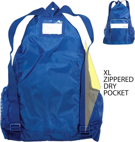 Miniatura 4 de Athletico - Bolsa de malla para piscina, con compartimentos para contenidos húmedos y secos ideal para natación, playa, campamento y más.