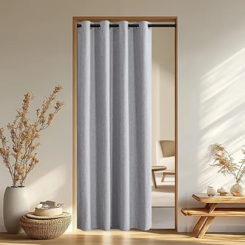 Miniatura 70 de IGEMAEVE Cortinas 100% opacas de 108 pulgadas de largo para dormitorio, juego de 2 paneles de cortinas opacas con bolsillo para barra y pestaña