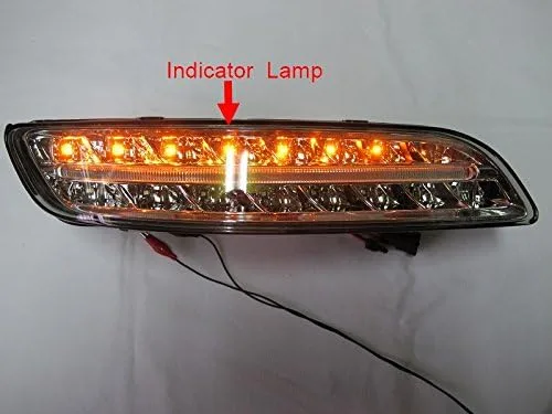 Miniatura 5 de ATEX LED parachoques DRL niebla luz señal lámpara para 911 997 Carrera 4S GT3 2005 ~ 2009 *no compatible con el modelo Turble*