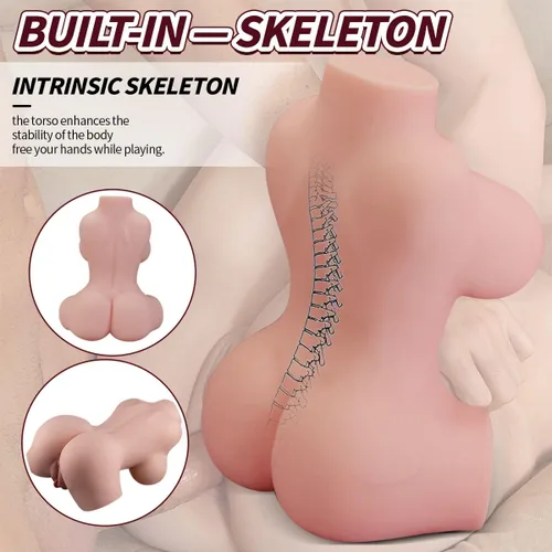 Miniatura 5 de Muñeca sexual, torso, masturbador masculino, coño de bolsillo, culo y pechos, muñeca de amor, juguete sexual masculino para pecho, vagina, anal