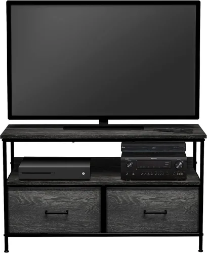 Miniatura 8 de Sorbus Mueble para TV con 2 cajones, baúl elevador de televisión con almacenamiento, muebles de dormitorio, sala de estar, armario y dormitorio Gris