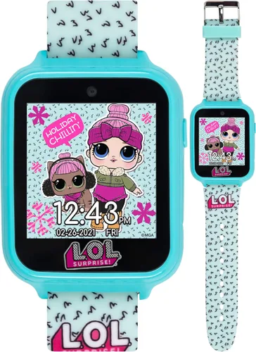 Miniatura 7 de Accutime L.O.L. Surprise! Reloj inteligente interactivo con pantalla táctil para niños, Azul claro, 40 mm, Moderno