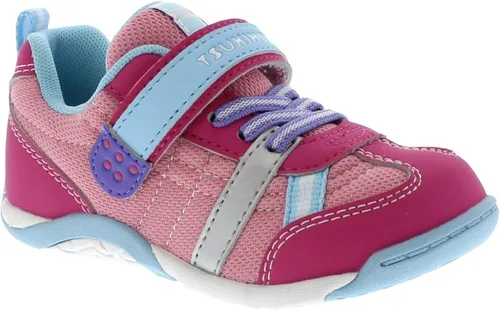 Miniatura 4 de TSUKIHOSHI 1521 Kaz - Zapatilla de deporte infantil lavable a máquina con caja de punta ancha y suela antideslizante para niños pequeños de 1 a 8