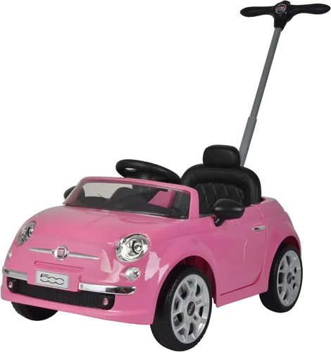 Best Ride On Cars Fiat 500 - Coche de empuje, color rosa