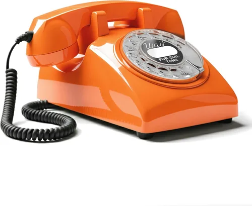 Miniatura 13 de Opis 60s Cable: Teléfono rotativo/Teléfono vintage/Teléfono retro/Teléfono antiguo/Teléfono fijo retro/Teléfono vintage/Teléfono analógico