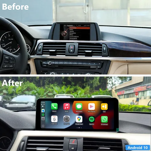 Miniatura 2 de PEMP F30 Pantalla Android 1920x720 HD, Qualcomm 8 núcleos 4+64GB CarPlay Android Auto Utilice el Bluetooth OEM para obtener el sonido, para BMW F30