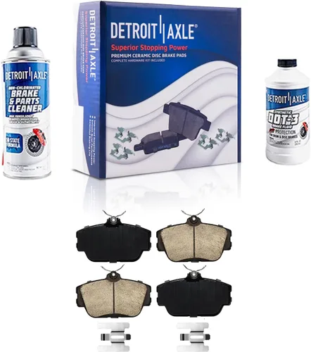 Miniatura 102 de Detroit Axle - Pastillas de Freno para Nissan Altima Sentra 350Z Juke INFINITI G35, Pastillas de Freno Cerámica Delanteras y Traseras Reemplazo