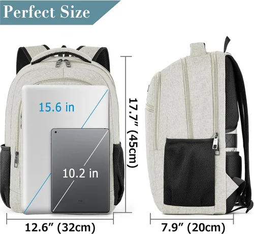 Miniatura 4 de BIKROD Mochila para niños y hombres, mochila escolar para adolescentes y niñas, mochila ligera e informal para la escuela secundaria, mochila