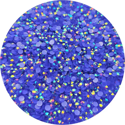 Miniatura 8 de 1000 diamantes de imitación de resina de 0.236 pulgadas con parte trasera plana de color AB para botellas, vasos, maquillaje de cara, decoración