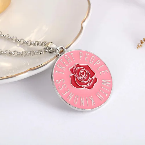 Miniatura 3 de Ralukiia Regalo de una dirección, Harry Merchandising, regalo para personas con bondad, collar esmaltado, joyería, Metal, no conocido