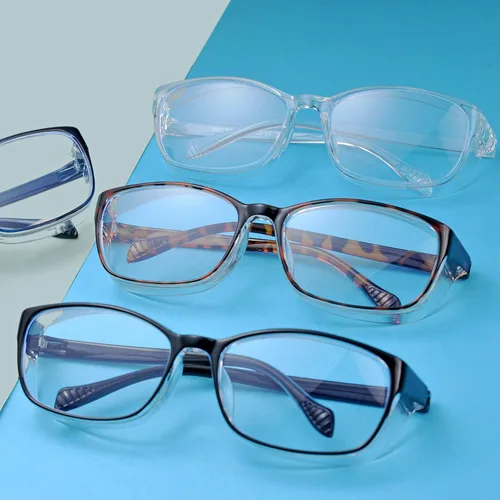 Miniatura 6 de willochra Gafas protectoras de seguridad antivaho con bloqueo de luz azul para mujeres y hombres UV400 TR90 protectores laterales