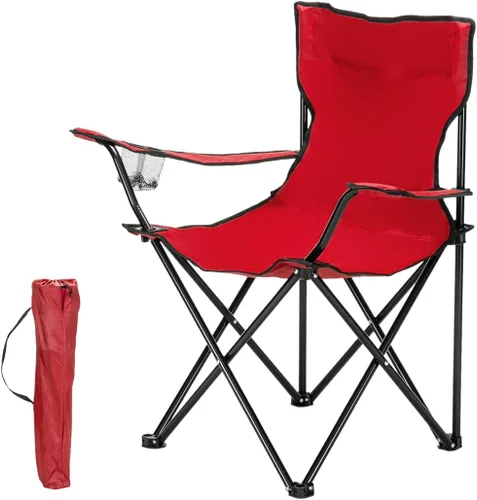 Miniatura 10 de Silla de camping plegable portátil, silla plegable de campamento de playa al aire libre, silla al aire libre y silla de césped