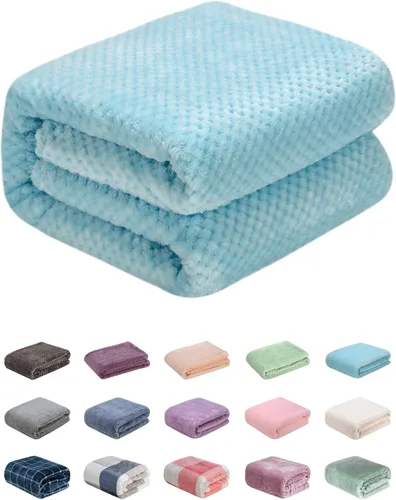 Miniatura 26 de Manta o manta mullida para bebé, suave, cálida y acogedora manta de vellón coral para niños pequeños, bebés o recién nacidos, para cuna, cochecito