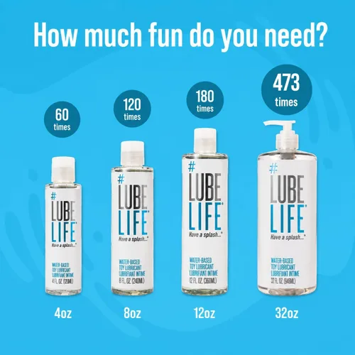 Miniatura 6 de LubeLife 3X Lubricante Anal – Lubricante a Base de Agua Extra Grueso para Hombres, Mujeres y Parejas – Lubricante Personal No Pegajoso, Compatible