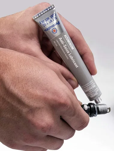 Miniatura 3 de Permatex 81343 Lubricante antiagarrotamiento, tubo de 1 onza + grasa de ajuste dieléctrico 22058, tubo de 3 onzas
