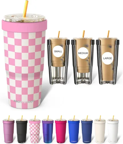 Miniatura 25 de Frost Buddy Togo Buddy 30oz Stainless Steel Vacuum Insulated Tumbler To Go Coffee Cup – Iced Coffee Sleeve, Travel Mug, Thermal Cup for Hot & Cold