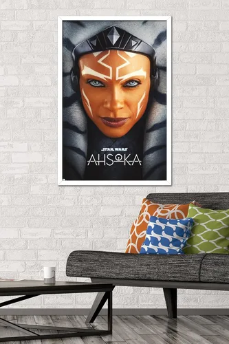 Miniatura 2 de Trends International Star Wars: Ahsoka - Póster de pared de una hoja, 34 pulgadas de largo x 22.4 pulgadas, versión enmarcada en blanco