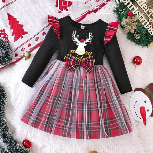 Miniatura 2 de Vestido de Navidad para niñas de 3 a 8 años