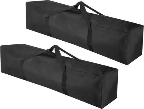 PATIKIL Bolsa de repuesto para silla de campamento de 39 pulgadas, paquete de 2 bolsas de transporte plegables de nailon, bolsa grande con