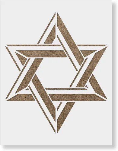 Plantilla de estrella de David - Plantilla judía, plantilla, plantilla de Israel, plantilla de Hanukkah, plantilla de religión