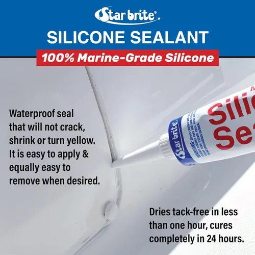 Miniatura 4 de STAR BRITE Sellador de Silicona Negro 2.8 OZ. (082103)