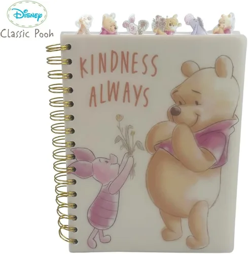 Miniatura 9 de Disney Winnie The Pooh - Cuaderno de pestañas encuadernado en espiral, 144 páginas rayadas, 8 x 7 pulgadas