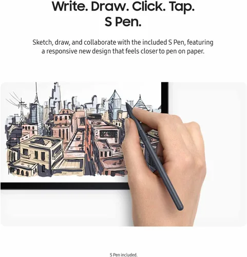 Miniatura 3 de SAMSUNG Galaxy Tab S7 FE 12.4" 256GB WiFi Android Tablet, pantalla grande, S Pen incluido, conectividad multidispositivo, batería de larga duración
