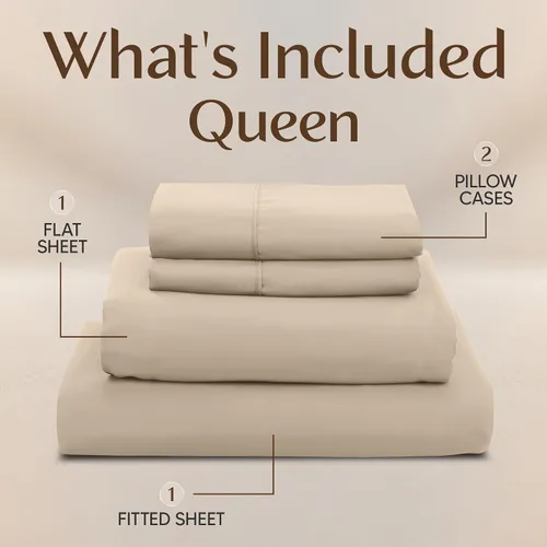 Miniatura 354 de Utopia Bedding Juego de sábanas Queen – Sábanas de 4 piezas para cama tamaño Queen, microfibra suave y transpirable, incluye 1 sábana bajera, 1 Gris
