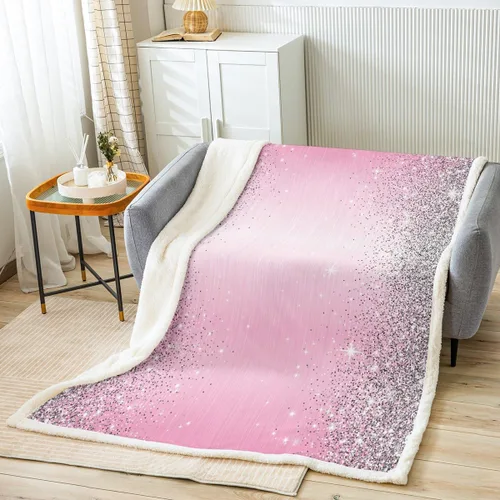 Miniatura 8 de Manta para niños con estampado abstracto (sin purpurina), manta gris mullida para niños y niñas, manta con estampado de dibujos animados para cama