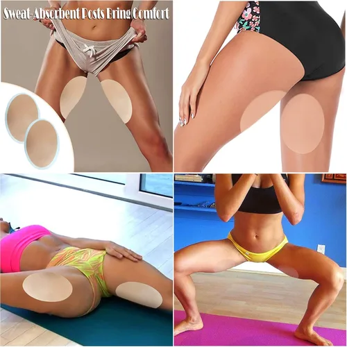 Miniatura 3 de Adhesivo interior antirozaduras en el muslo, autoadhesivo, resistente al desgaste, almohadillas antifricción para cuerpo, parche invisible ultrafino