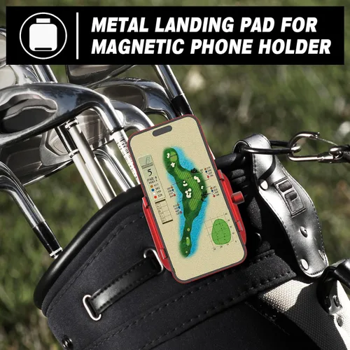 Miniatura 6 de Almohadillas de Aterrizaje de Metal para Bolsa de Golf para Toalla de Golf Magnética, Telémetro de Golf, Frasco de Golf, Altavoz de Golf - Acceso