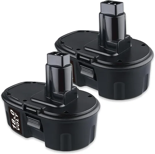 Paquete de 2 herramientas eléctricas inalámbricas de 4.8Ah DC9096 Ni-MH compatibles con batería Dewalt de 18 V DC9099 DC9098 DW9099 (entrega