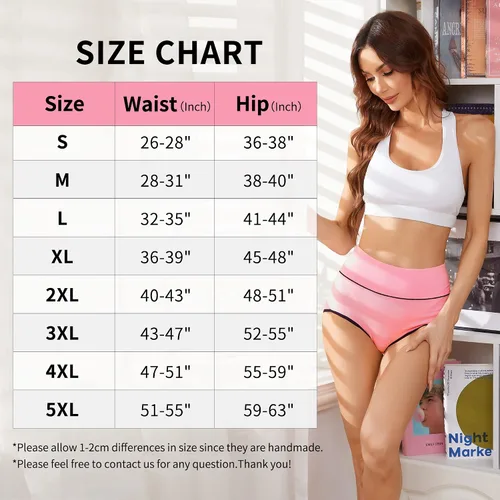 Miniatura 6 de Migbean high Waisted Underwear for Women - Womens Underwear,Panties for Women,Plus Size Underwear for Women,Women's Panties