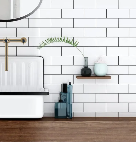 Miniatura 2 de ReWallpaper Papel tapiz de cocina para despegar y pegar, papel tapiz para pared de cocina, baño, impermeable, azulejos de metro, papel de contacto