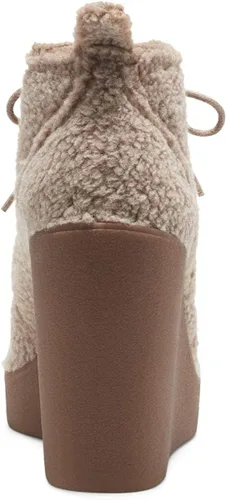 Miniatura 3 de Jessica Simpson Women's Mesila Sherpa Lace Up Wedge Ankle Bootie