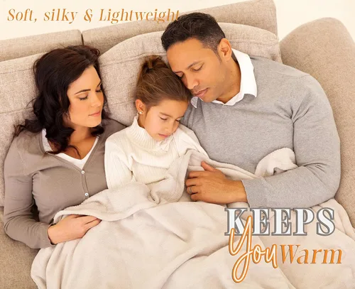 Miniatura 7 de Elegant Comfort Manta de Forro Polar de Terciopelo de Lujo Súper Suave con Estampados Navideños - Decoración del Hogar con Tema Navideño, Manta
