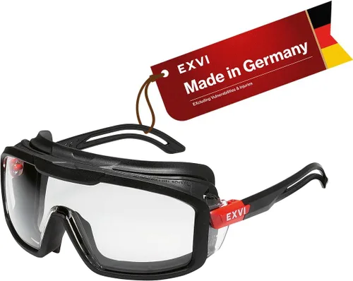 Gafas de seguridad SG200 ANSI Z87.1, no OTG, antiniebla, resistentes a los arañazos, UV400, junta de goma (hasta un 95% de sello), protección contra