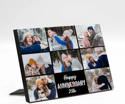 Miniatura 2 de Marcos de fotos personalizados con texto en inglés "I Love You" para parejas, regalos de boda personalizados para parejas, regalos de cumpleaños