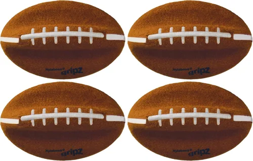 Miniatura 14 de Nylabone Power Play - Juguete de fieltro de fieltro Gripz Fetch, bola chirriante, juguete masticable para perros, grande (1 unidad)