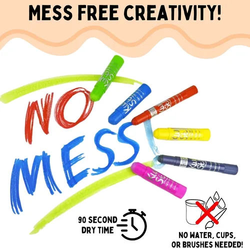 Miniatura 9 de Kwik Stix - Varillas de pintura de témpera sólidas, 144 colores clásicos, barras de pintura lavables para niños, de secado rápido, no tóxicas, sin
